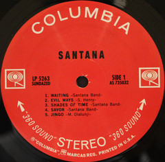 Santana - Santana (1969) [LP]