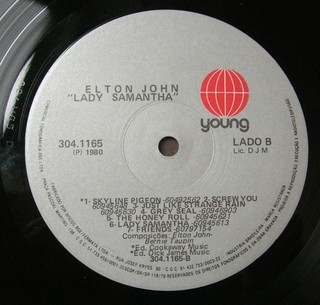 Elton John - Lady Samantha [LP] - 180 Selo Fonográfico