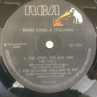 Bang Bang À Italiana - Per Un Pugno Di Dollari/The Good, The Bad And The Ugly [Compacto] - 180 Selo Fonográfico