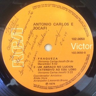 Antonio Carlos E Jocafi - Toró De Lágrimas [Compacto] - 180 Selo Fonográfico