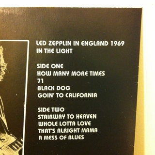 Led Zeppelin - In The Light 1969 [LP] - 180 Selo Fonográfico