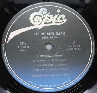 Jeff Beck - There & Back [LP] - 180 Selo Fonográfico