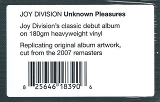 Joy Division - Unknown Pleasures [LP] - 180 Selo Fonográfico