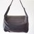 cartera cuero negro negra black apliques de bronce bañados en plata bolso handbag bag