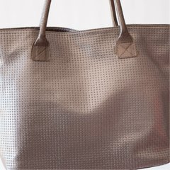 cartera cuero plata peltre entrelazado leather bolso handbag bag