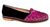 chatitas zapatos cuero negro pelo rosa pink animal print suela taco bajo plataforma entera negra mocasines slippers