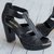 Marion Glitter Black Sandals - Frou Frou Shoes