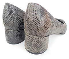 Zapatos Kelly Reptil Gris - comprar online