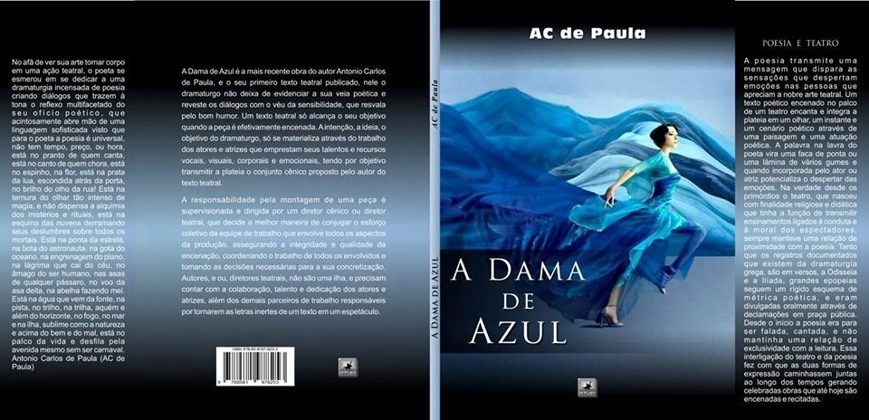 A DAMA DE AZUL - Comprar em Baú do Poeta