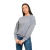 BUZO CUELLO REDONDO FRIZA SUBLIMABLE GRIS MELANGE - comprar online