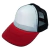 GORRA TRUCKER ADULTO - ROJO BLANCO NEGRO