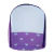 MOCHILA JARDIN NEOPRENE ESTAMPADA LILA CORAZONES - comprar online