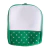 MOCHILA JARDIN NEOPRENE ESTAMPADA VERDE LUNARES - comprar online