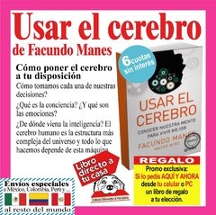 Usar el Cerebro - Facundo Manes - comprar online