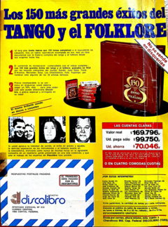 Los 150 más grandes éxitos del Tango y del Folclore - Revista Clarín Viva - 1997 en internet