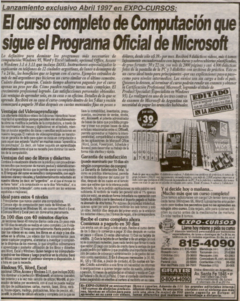 Curso completo de computación en videos y libros - Clarín - 1997