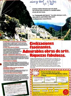 Civilizaciones fascinantes - Obras de arte y tesoros perdidos - 1980 en internet
