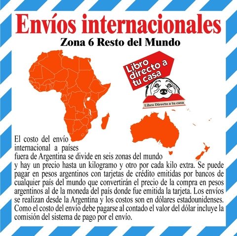 Zona 6 Resto del Mundo hasta 1 kilogramo