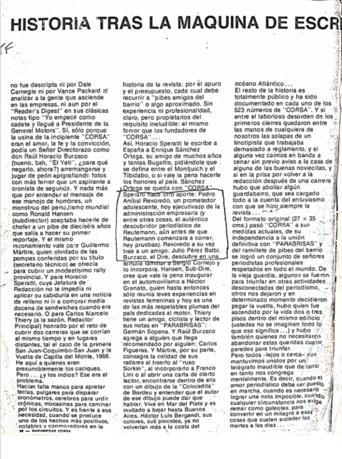 Aniversario 10 Años Revista Corsa - 1976 - comprar online