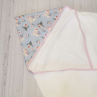Toalla Flowers & Rabbits