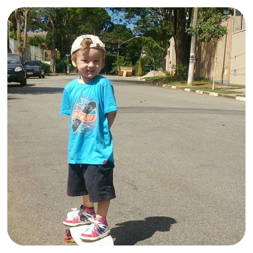 camiseta infantil skate