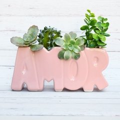 MACETA AMOR Rosa