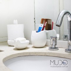 jabonera conejo linea de baño en ceramica decoracion mudo objetos