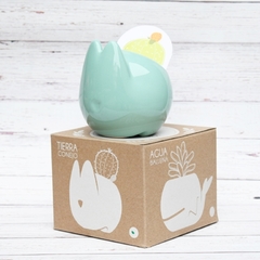 Colección Completa Macetas Animales Verde Menta - tienda online