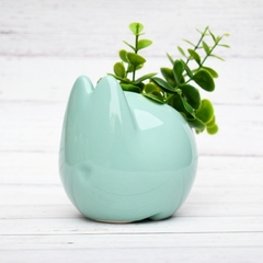 Colección Completa Macetas Animales Verde Menta - comprar online