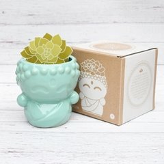 MACETA Guerrero ZEN Mediana - VERDE MENTA - comprar online
