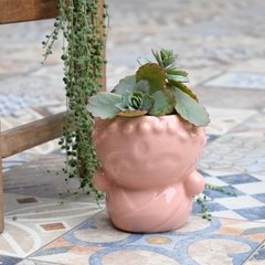 MACETA Guerrero ZEN Mediana - ROSA - comprar online