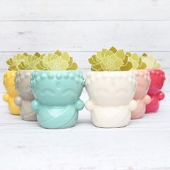 MACETA Guerrero ZEN Mediana - CRUDO - comprar online