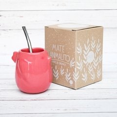 MATE PAJARITO - CORAL OSCURO - comprar online