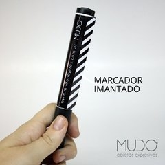 iman notita con marcador magnetico heladera objetos de diseño mudo objetos
