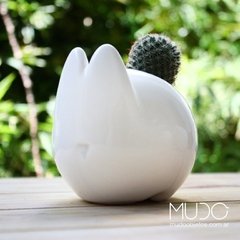 macetas cactus animales ceramica mudo objetos decoracion conejo conejito 