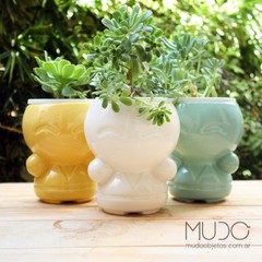 maceta guerrero xl ceramica mudo objetos