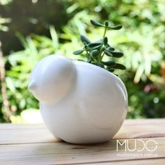 animales paloma pajarito maceta macetita ceramica diseño mudo objetos decoracion