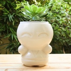 maceta guerrero xl ceramica mudo objetos