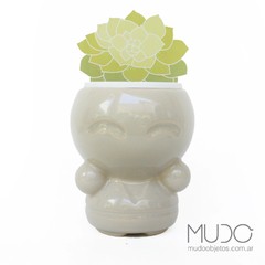 maceta guerrero xl ceramica mudo objetos