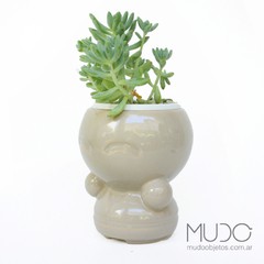 maceta guerrero xl ceramica mudo objetos