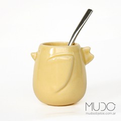 mate pajarito ceramica pajaro regalo yerba mudo objetos