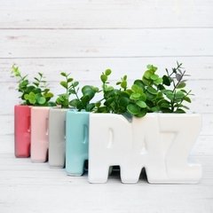 MACETA PAZ Coral Oscuro - comprar online