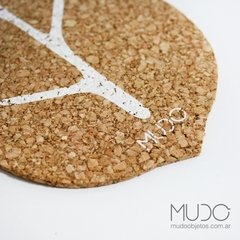 posavasos hoja regalo corcho objetos de diseño mudo objetos ideal decoracion escritorio naturaleza