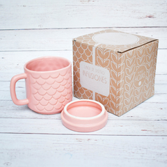 TAZA con TAPA MODELO AGUA - COLOR VERDE MENTA - LINEA INFUSIONES - comprar online