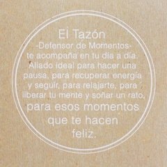 tazon defensor de momentos taza grande mug ceramica cafe con leche pausa invierno ideal regalo empresarial