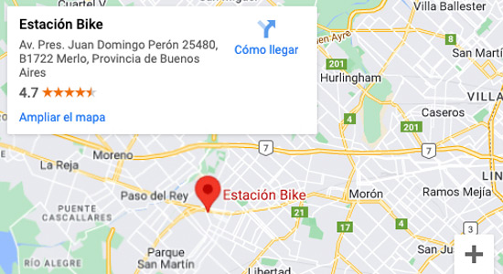 Estación Bike en Google Maps