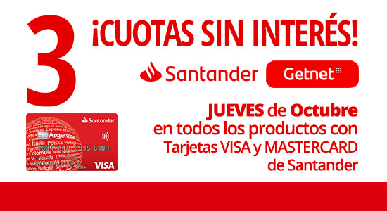 Promociones Santander / Getnet