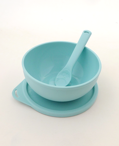 Bowl con tapa y cuchara - Tatoon