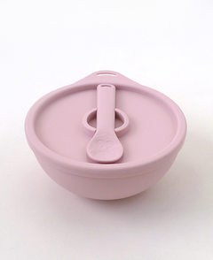 Bowl con tapa y cuchara - tienda online