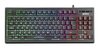 Teclado Gamer Marvo K607 Membrana Tkl Rainbow Pc Usb
